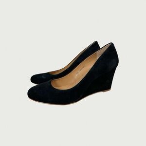 Suede Wedge Heels